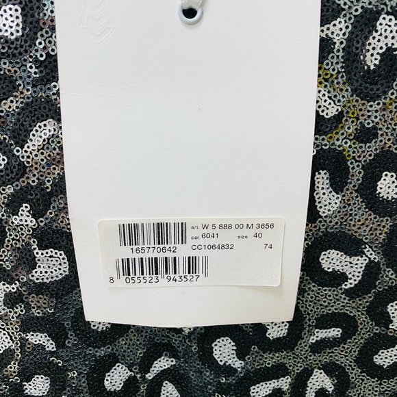 NWT Love Moschino Sequin-Embellished Cocktail Dress Size 4 - Picture 10 of 11